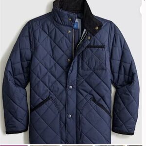 Crewcuts Boys Navy Quilted Barn Jacket